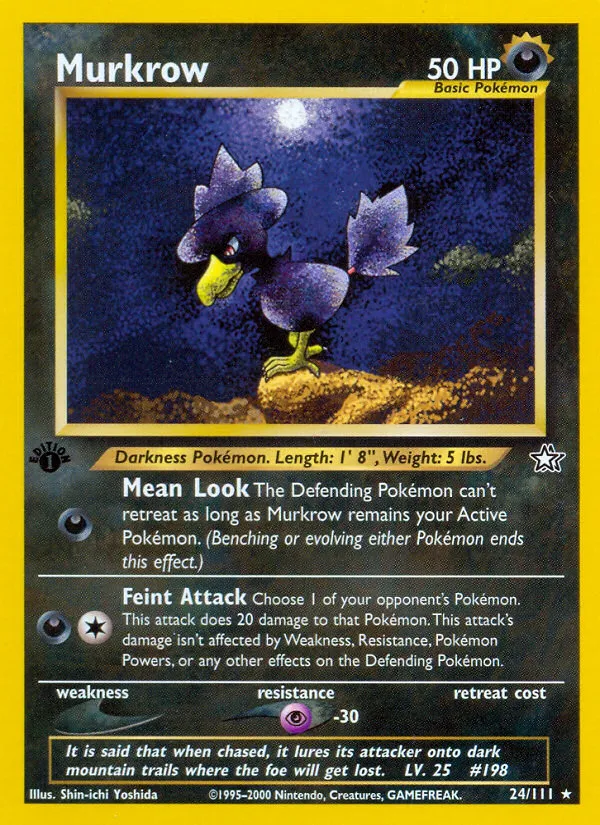 Murkrow — Neo Genesis — Pokemon