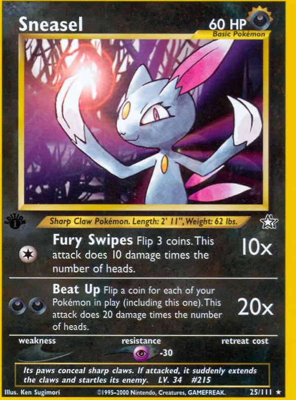 Sneasel — Neo Genesis — Pokémon