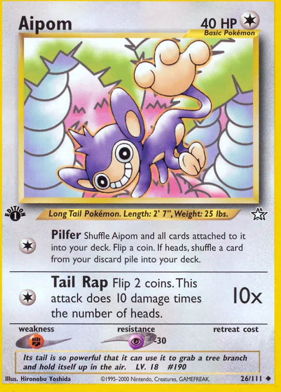 Aipom — Neo Genesis — Pokemon