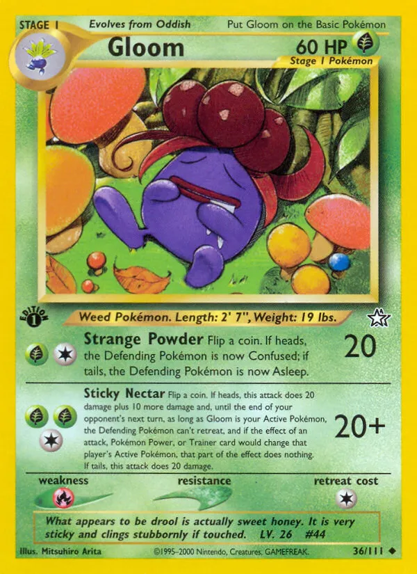 Gloom — Neo Genesis — Pokemon