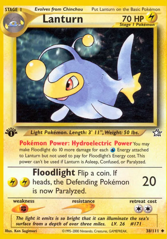 Lanturn — Neo Genesis — Pokémon