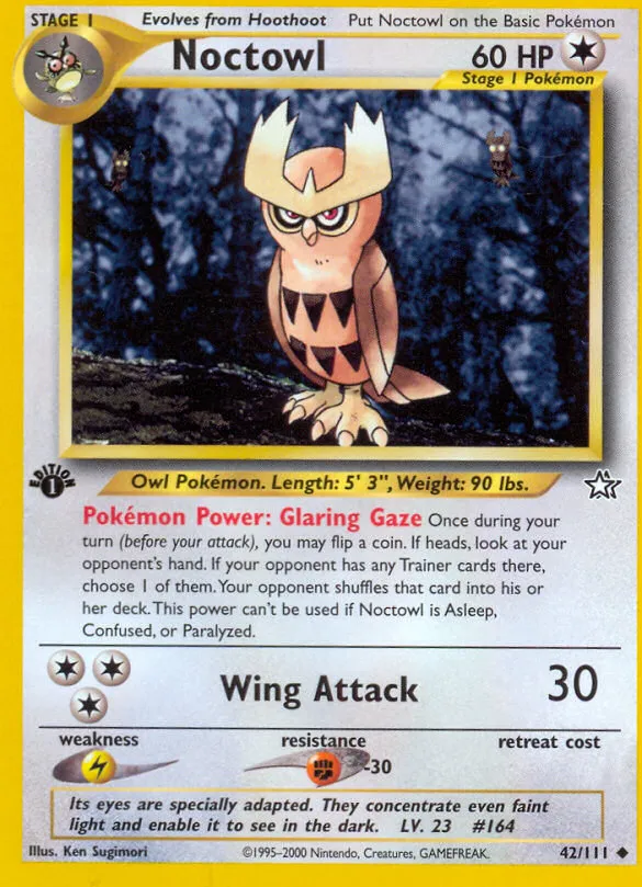 Noctowl — Neo Genesis — Pokemon