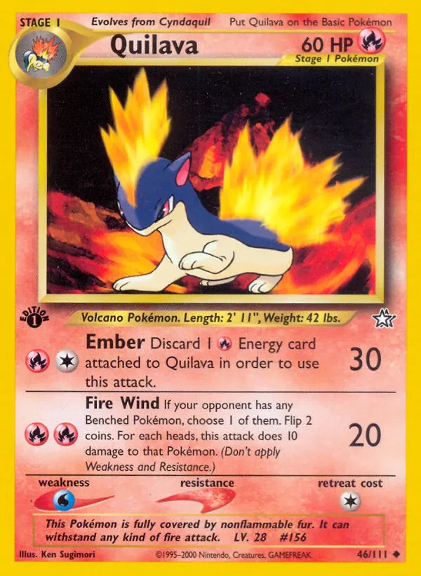 Quilava — Neo Genesis — Pokemon
