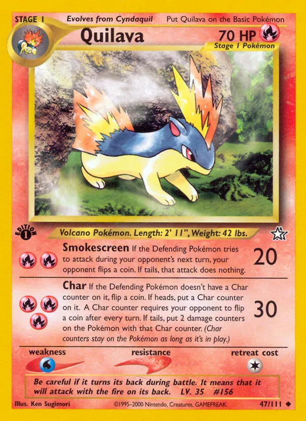 Quilava — Neo Genesis — Pokemon