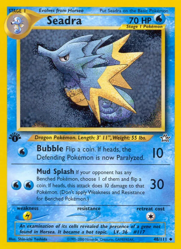 Seadra — Neo Genesis — Pokemon