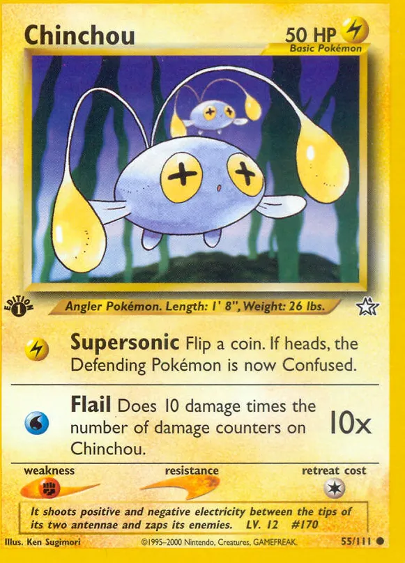 Chinchou — Neo Genesis — Pokémon