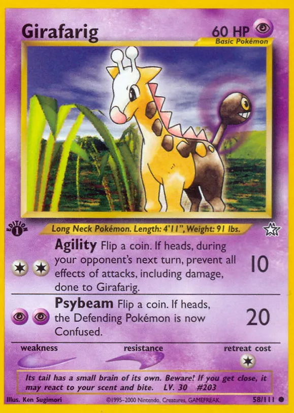 Girafarig — Neo Genesis — Pokémon