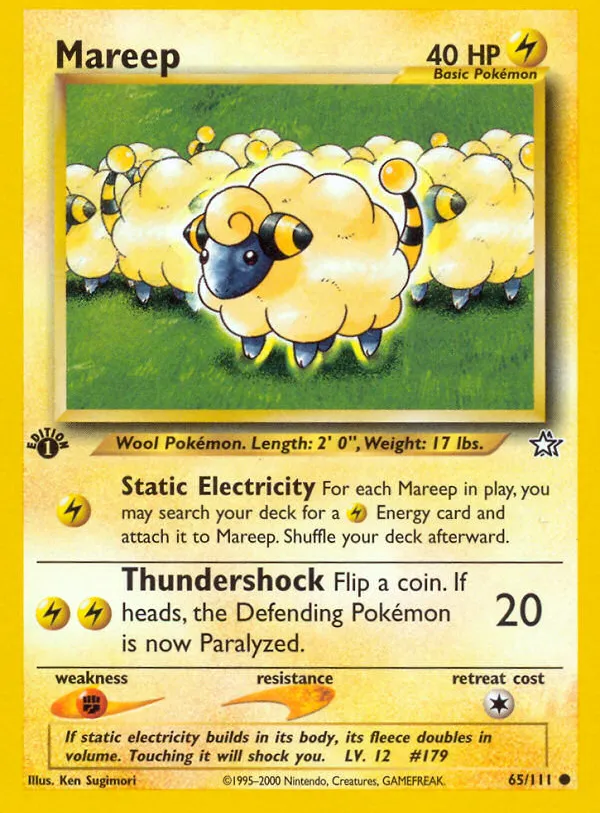 Mareep — Neo Genesis — Pokemon