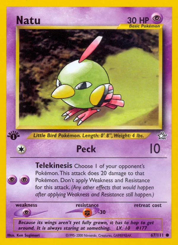 Natu — Neo Genesis — Pokemon
