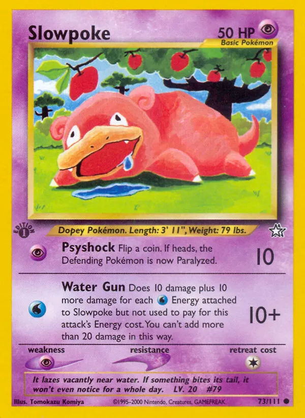 Slowpoke — Neo Genesis — Pokemon