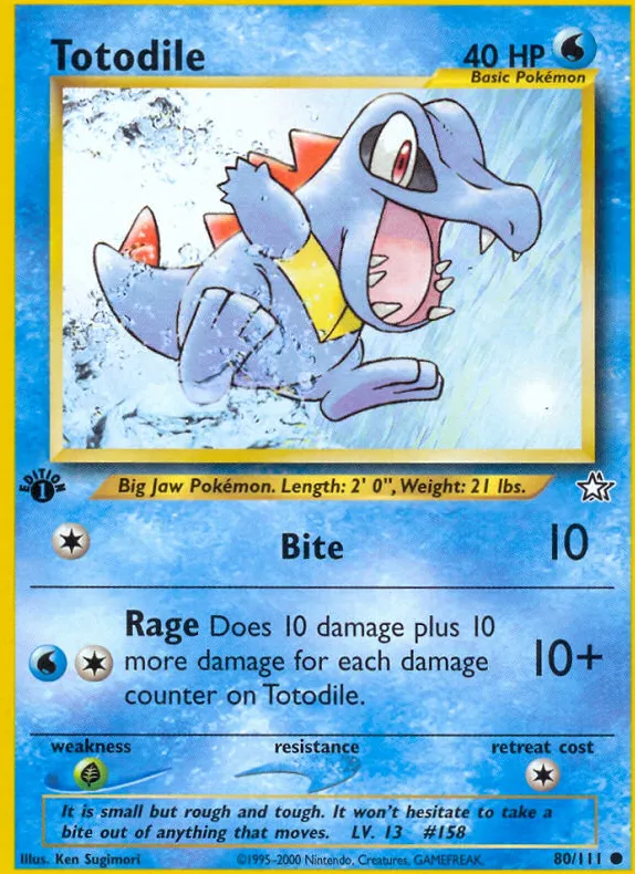 Totodile — Neo Genesis — Pokémon