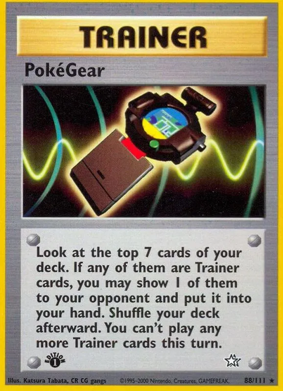 PokeGear — Neo Genesis — Pokemon