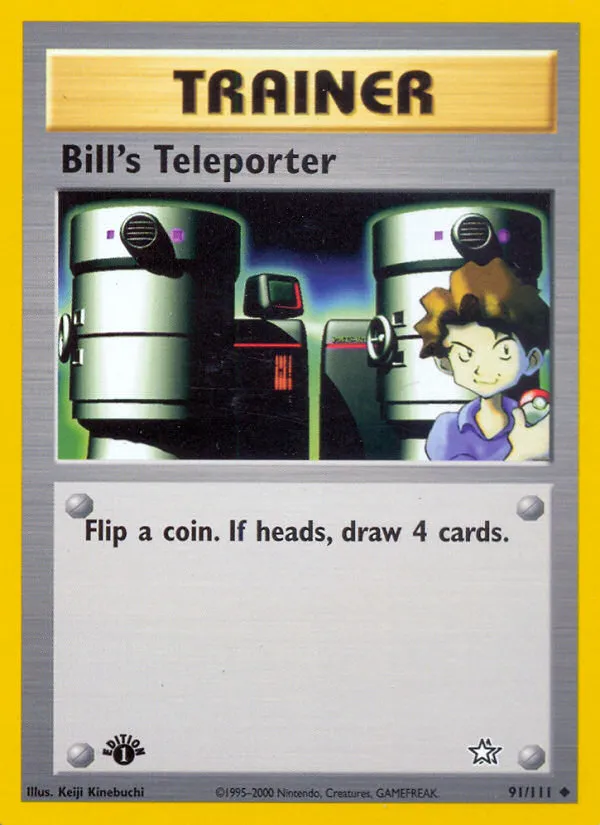 Bill's Teleporter — Neo Genesis — Pokemon