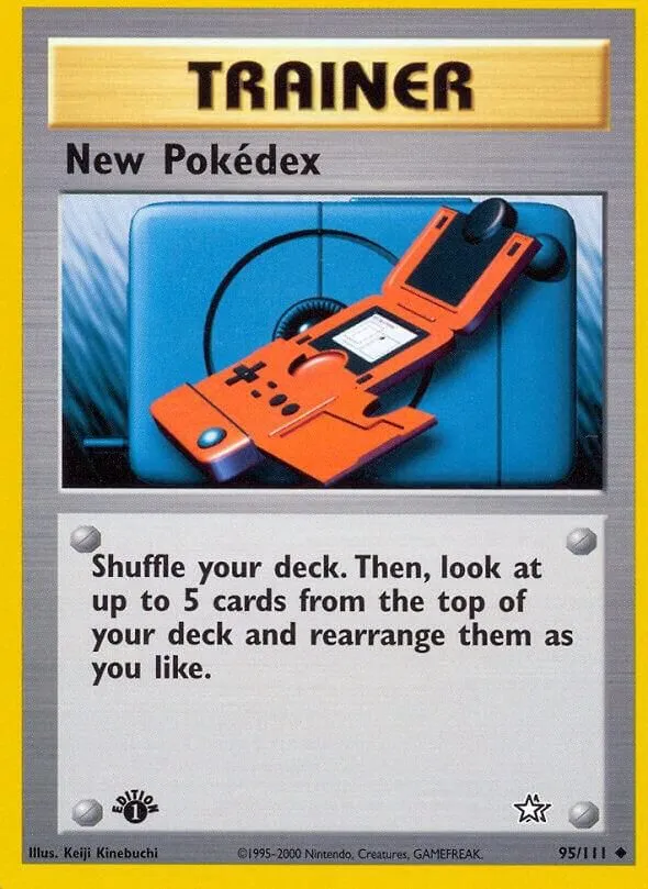 New Pokedex — Neo Genesis — Pokemon