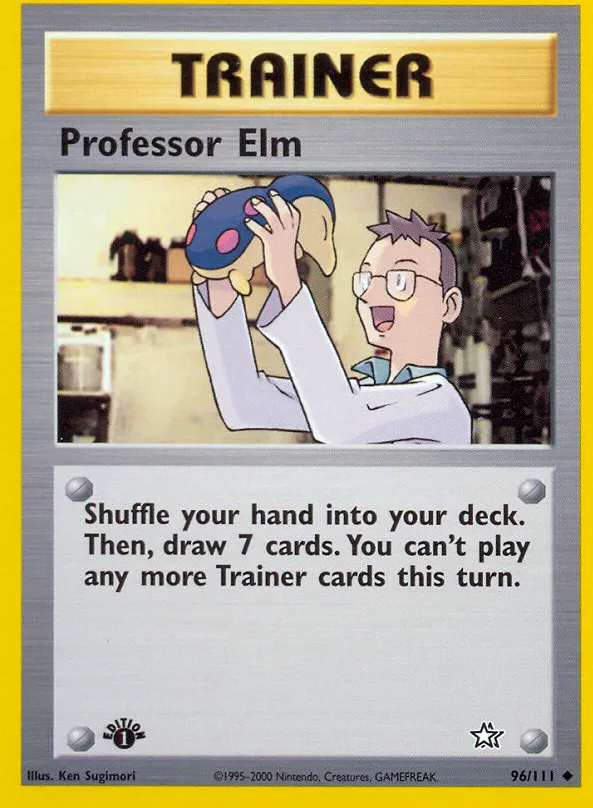 Professor Elm — Neo Genesis — Pokemon