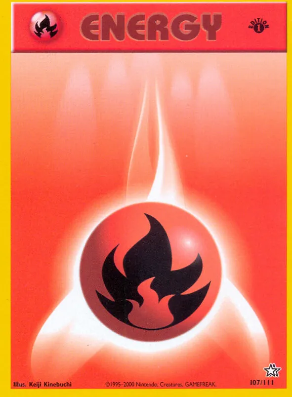 Fire Energy — Neo Genesis — Pokémon