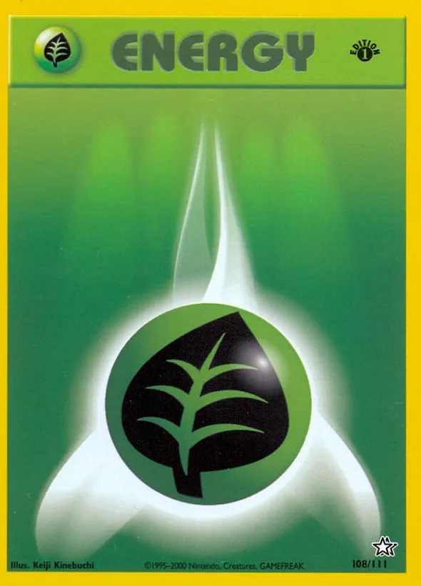 Grass Energy — Neo Genesis — Pokemon