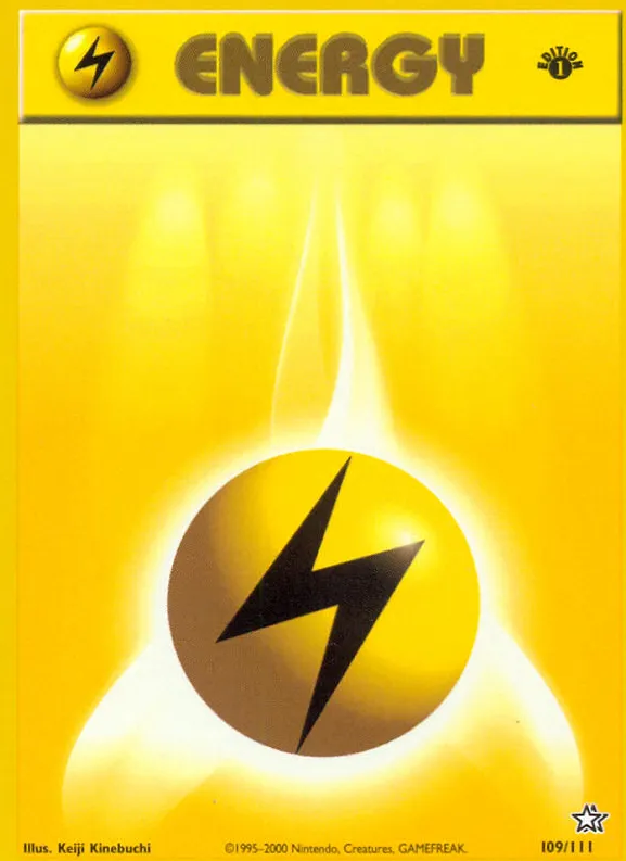 Lightning Energy — Neo Genesis — Pokemon