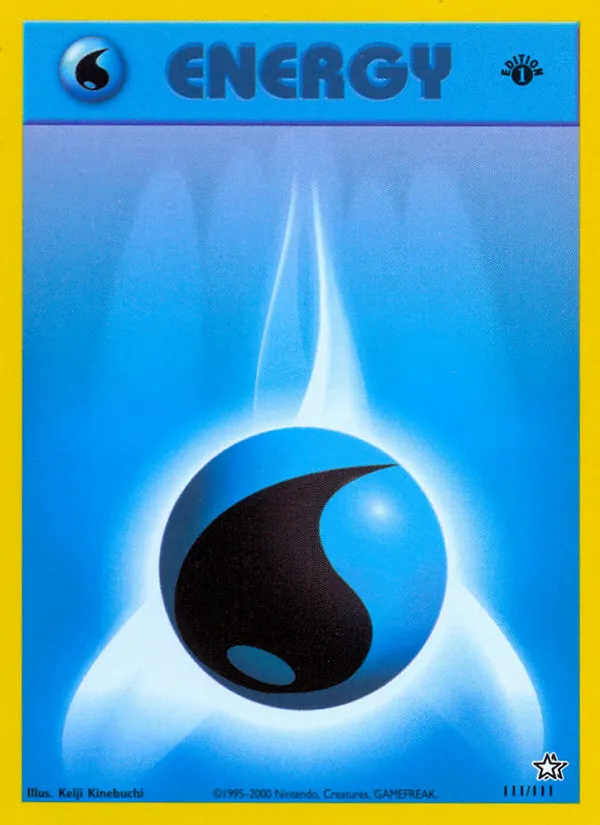 Water Energy — Neo Genesis — Pokemon