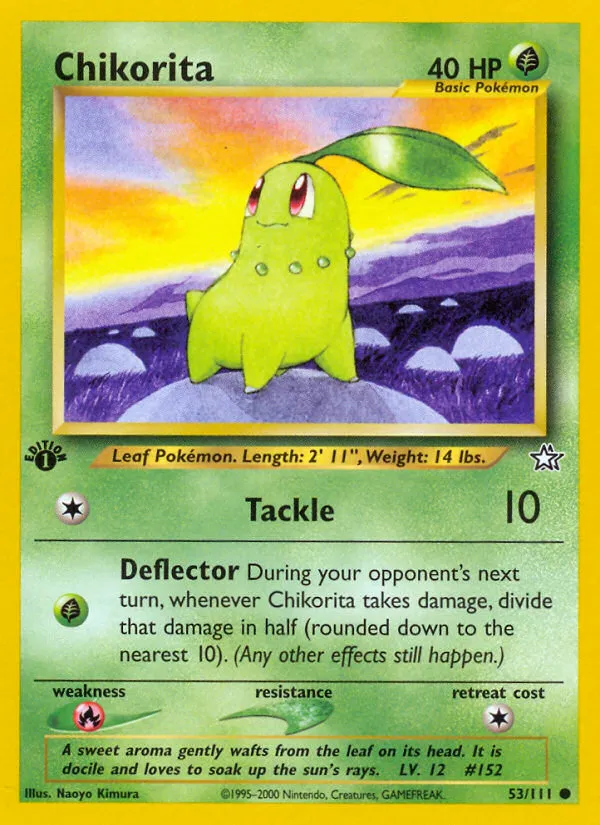 Chikorita — Neo Genesis — Pokemon