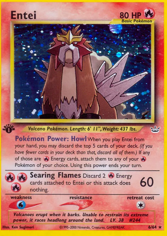 Entei — Neo Revelation — Pokémon