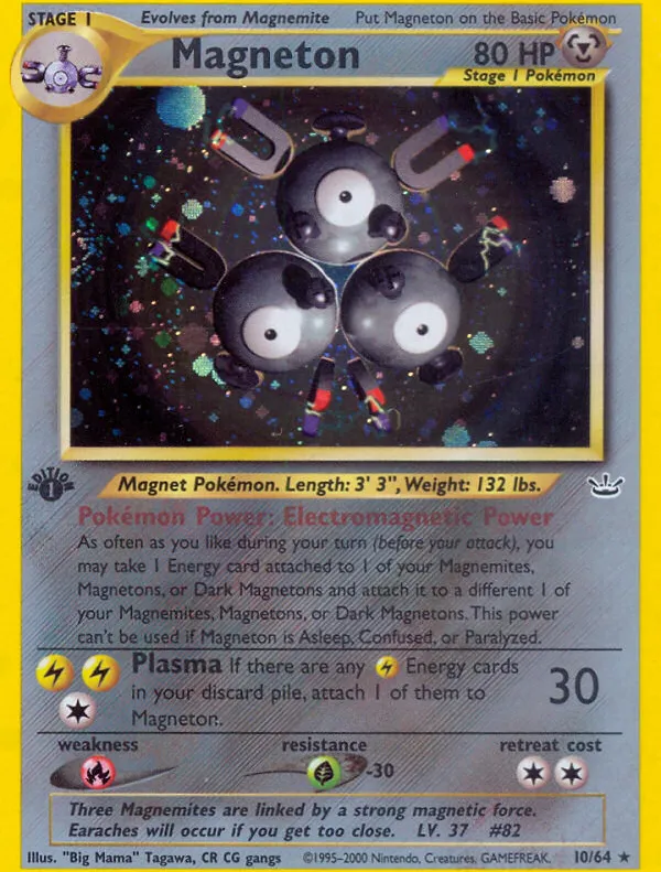 Magneton — Neo Revelation — Pokémon