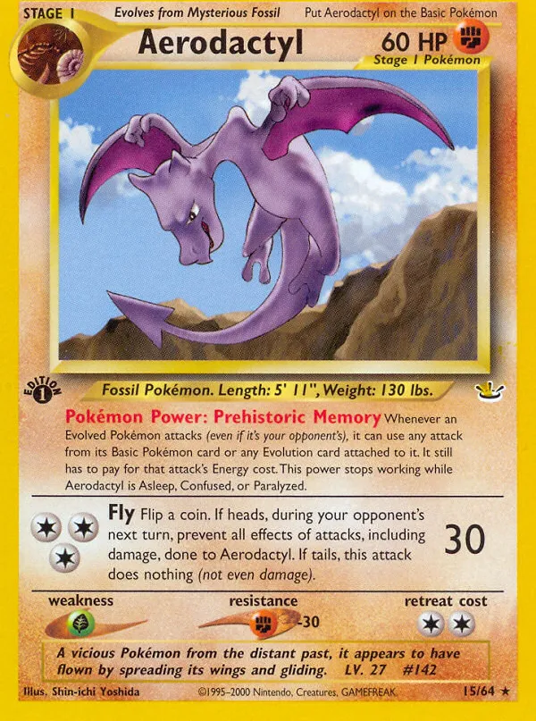 Aerodactyl — Neo Revelation — Pokemon