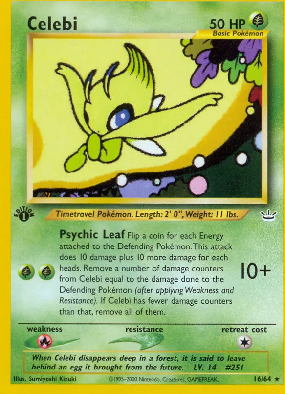 Celebi — Neo Revelation — Pokemon