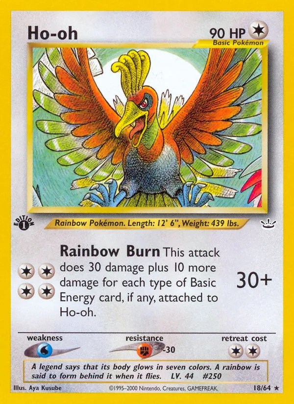 Ho-oh — Neo Revelation — Pokémon