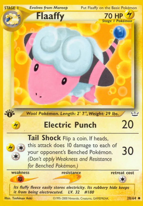 Flaaffy — Neo Revelation — Pokémon