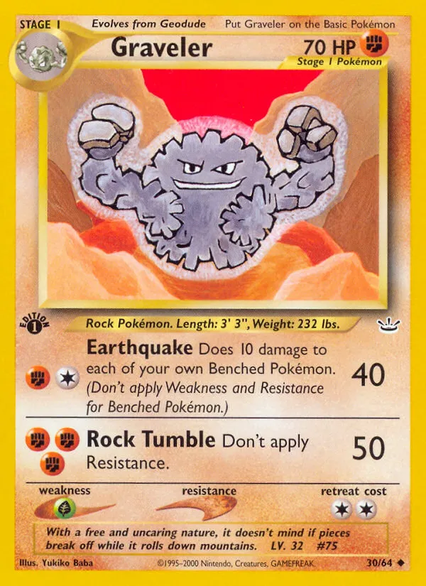 Graveler — Neo Revelation — Pokemon