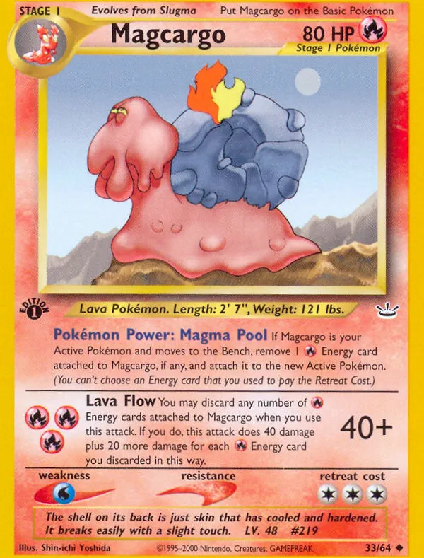Magcargo — Neo Revelation — Pokémon