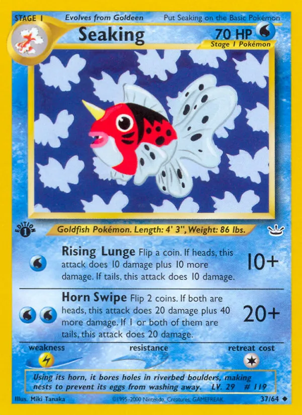 Seaking — Neo Revelation — Pokémon