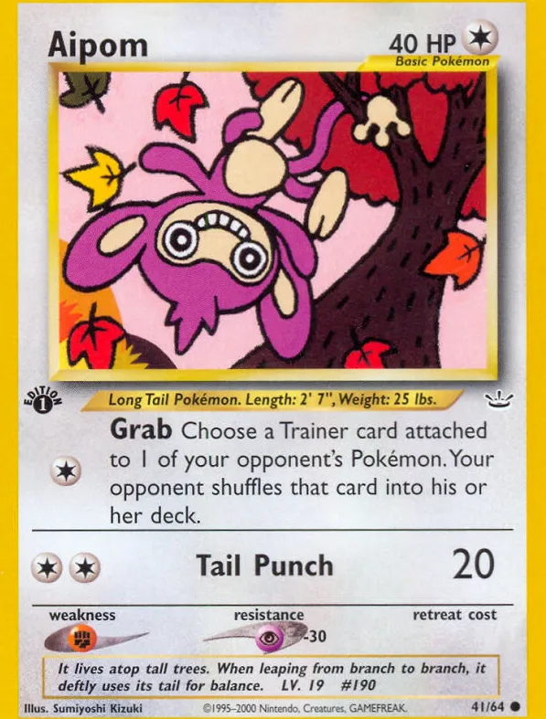 Aipom — Neo Revelation — Pokémon