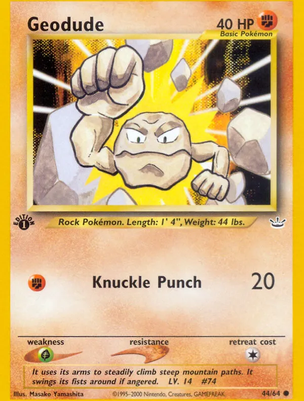 Geodude — Neo Revelation — Pokémon