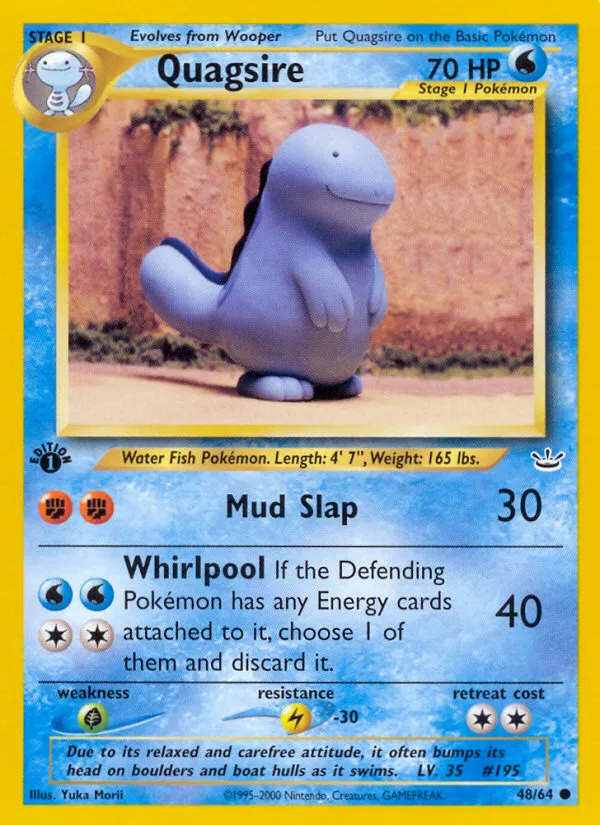 Quagsire — Neo Revelation — Pokemon