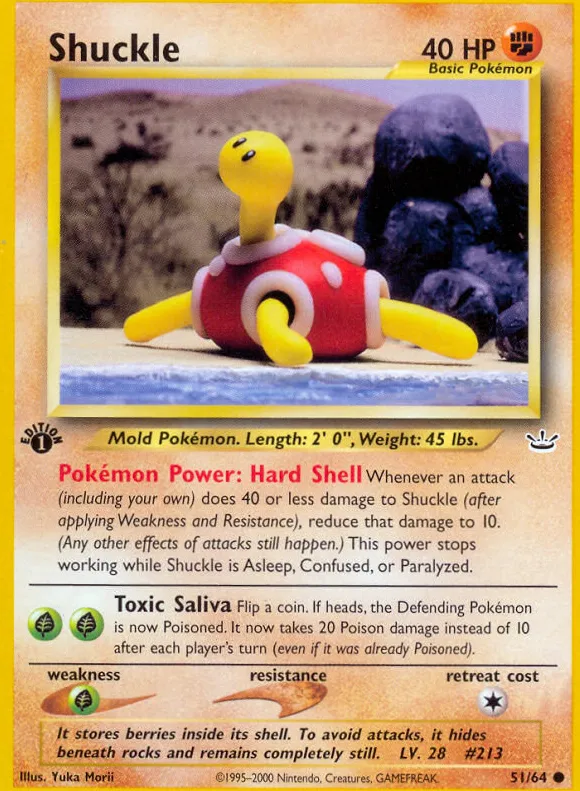 Shuckle — Neo Revelation — Pokémon