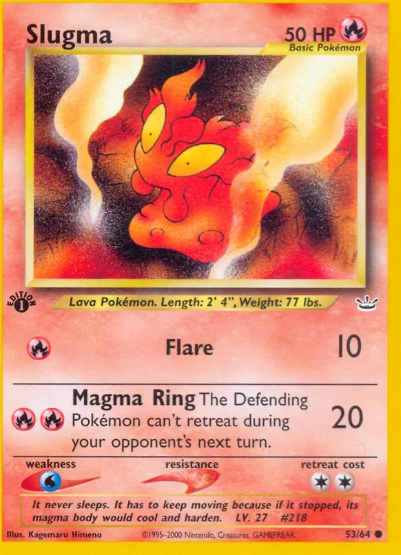 Slugma — Neo Revelation — Pokémon