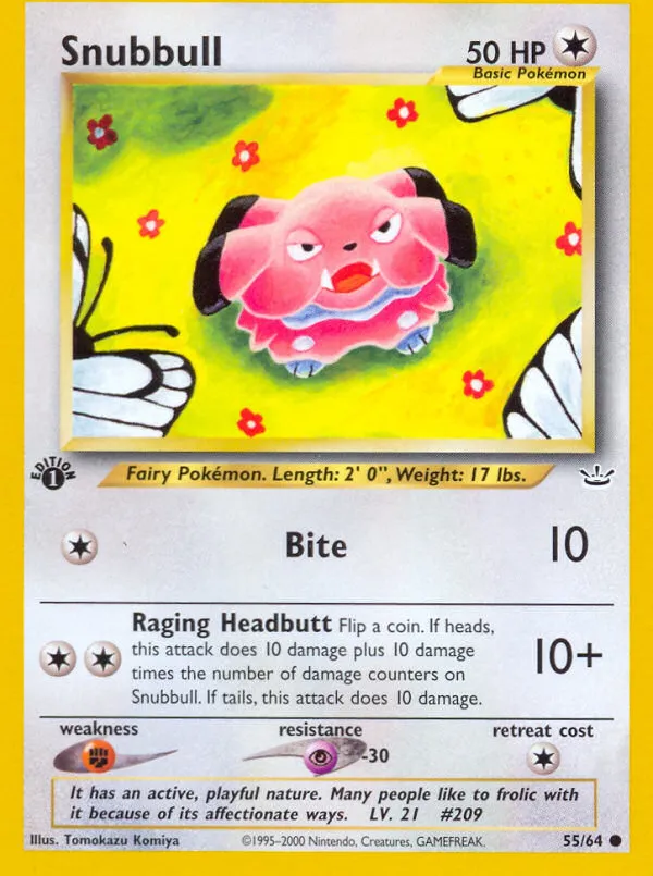 Snubbull — Neo Revelation — Pokemon