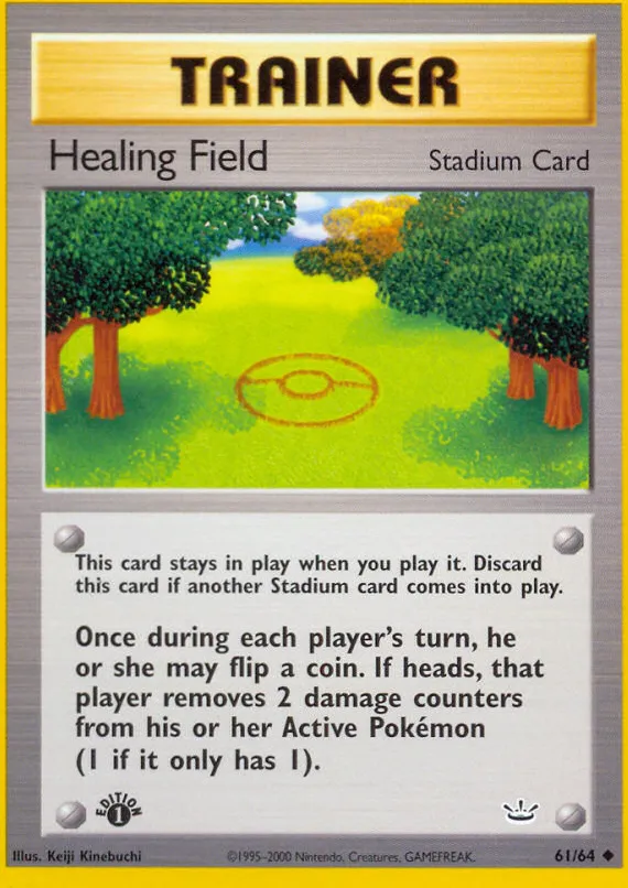 Champ de guérison — Neo Revelation — Pokémon