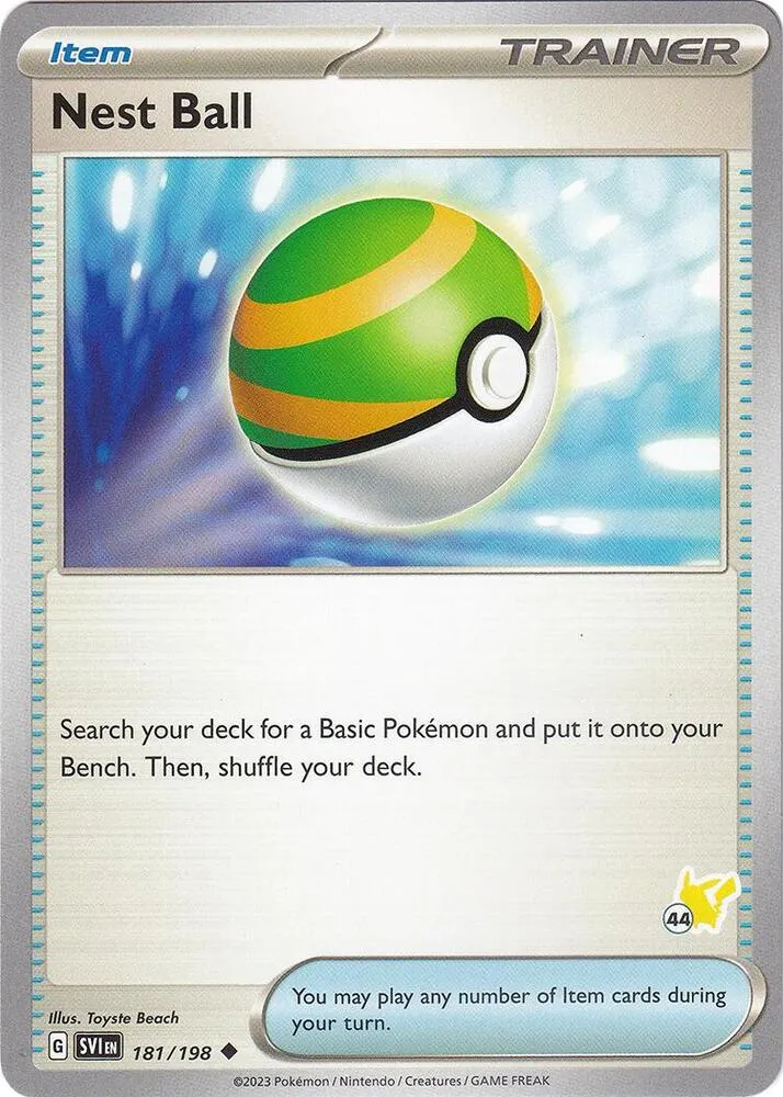 Nest Ball - Pikachu — Battle Academy 2024 — Pokémon
