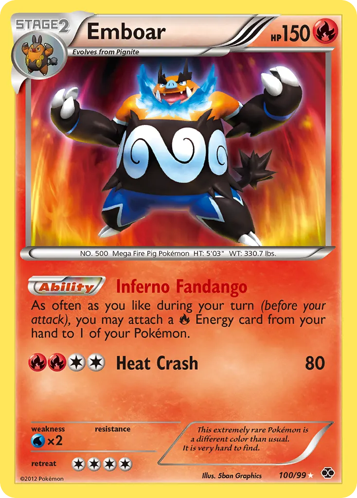 Emboar — Next Destinies — Pokemon