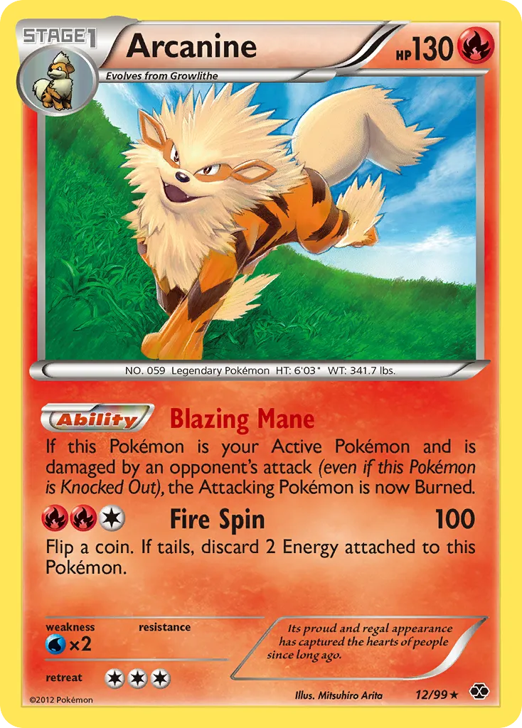 Arcanine — Next Destinies — Pokemon