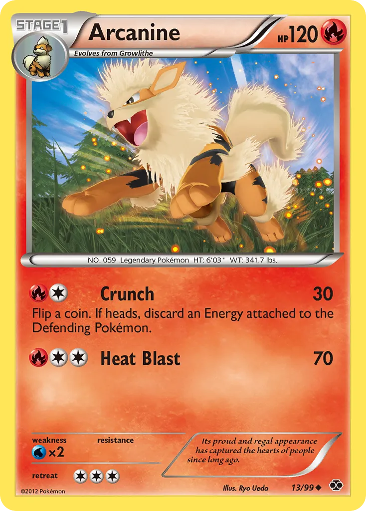 Arcanine — Next Destinies — Pokemon