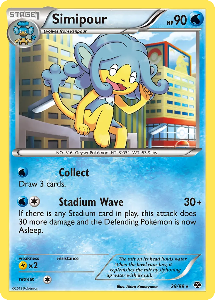 Simipour — Next Destinies — Pokemon