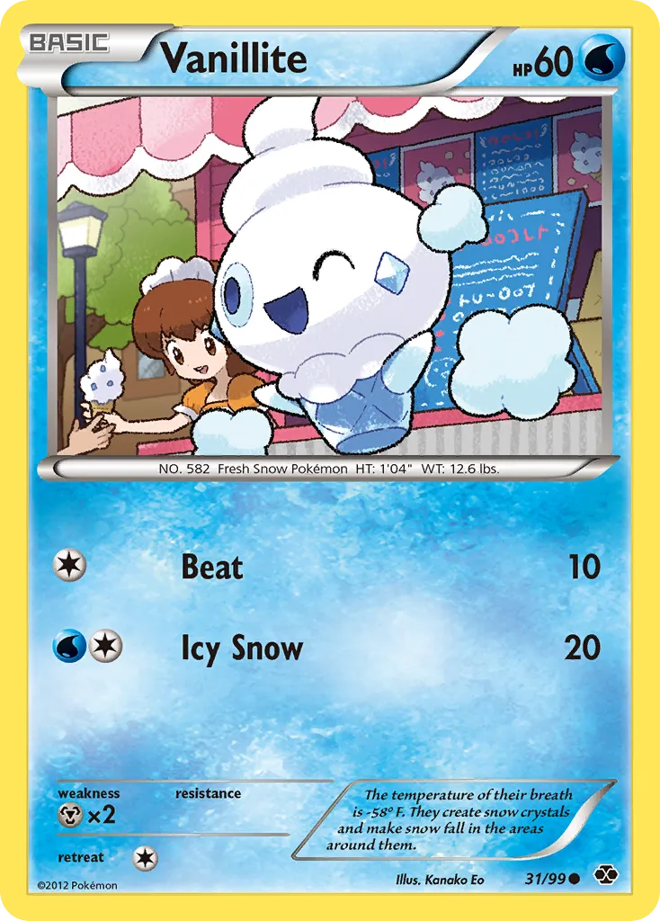 Vanillite — Next Destinies — Pokémon