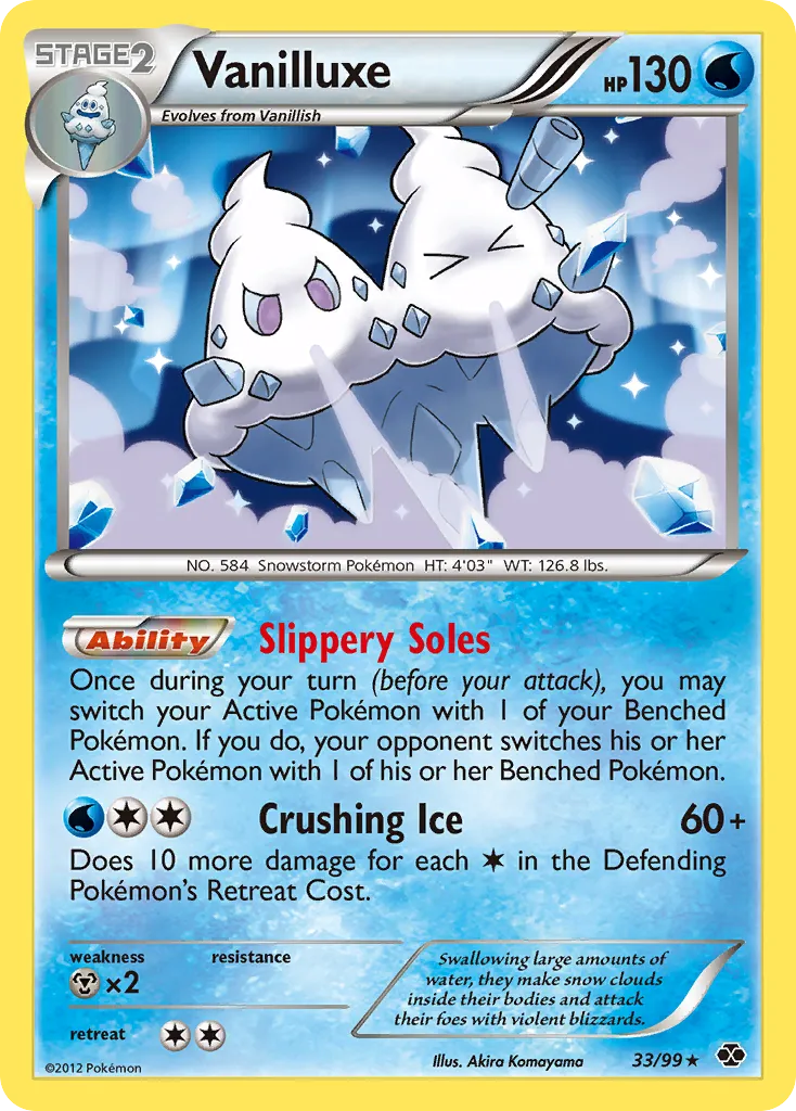 Vanilluxe — Next Destinies — Pokemon