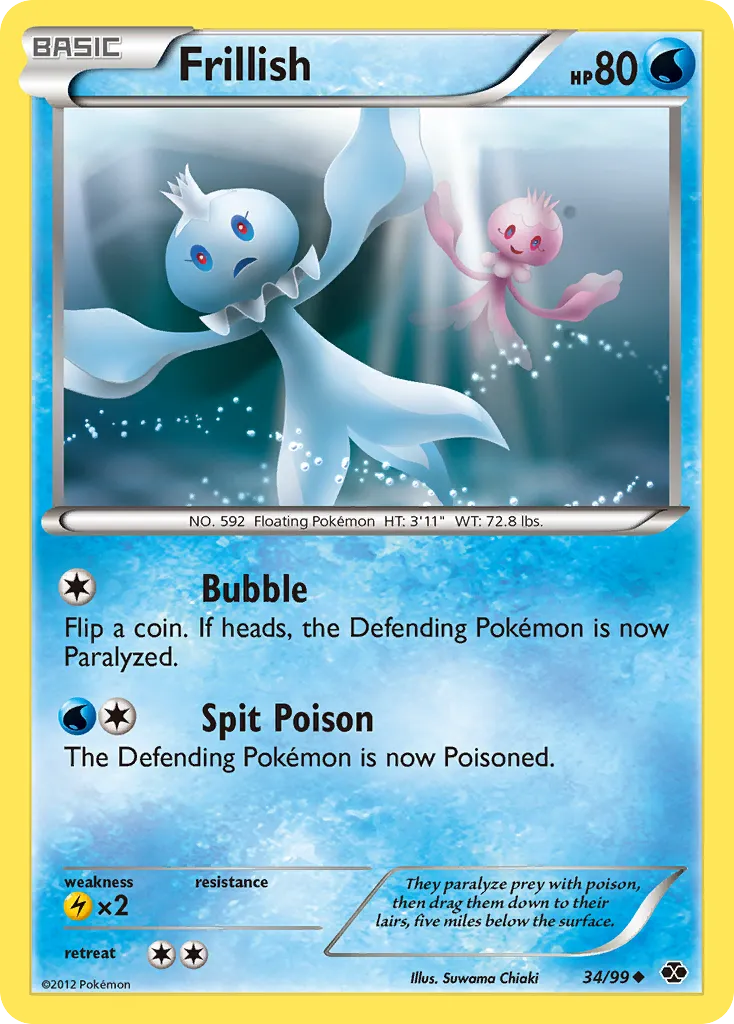 Frillish — Next Destinies — Pokémon