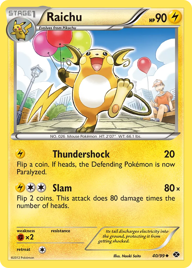 Raichu — Next Destinies — Pokémon
