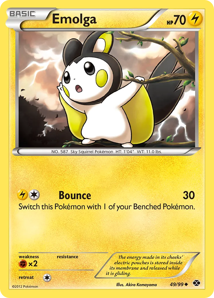 Emolga — Next Destinies — Pokémon